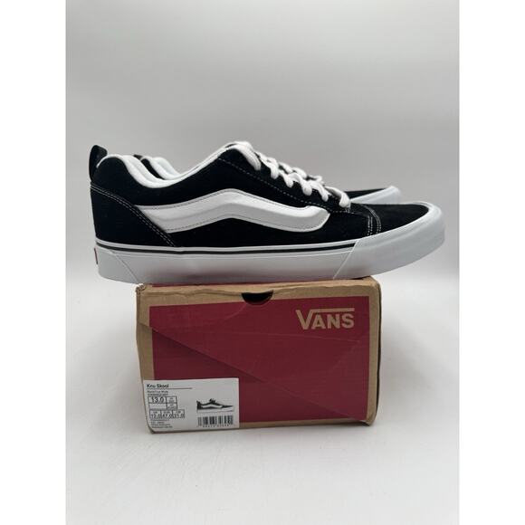 Vans KNU SKOOL Men's NEW Casual Shoe Black/White US Size 13 Medium - Picture 11 of 11